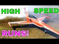 HIGH SPEED RUNS, NEW LIGHTS - Aviation Design Diamond Target Drone