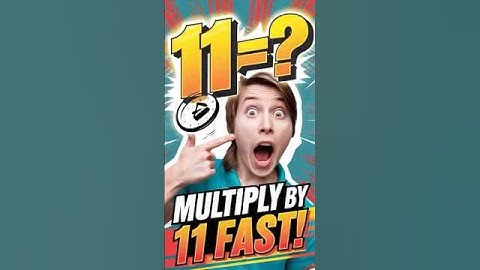 "Multiply ANY number by 11 in seconds!🧮#Shorts#YouTubeShorts#ShortsFeed#ViralShort#Trending#fyp