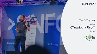 SINFO 29 - "How a tech startup planted over 150 million trees" - Christian Kroll