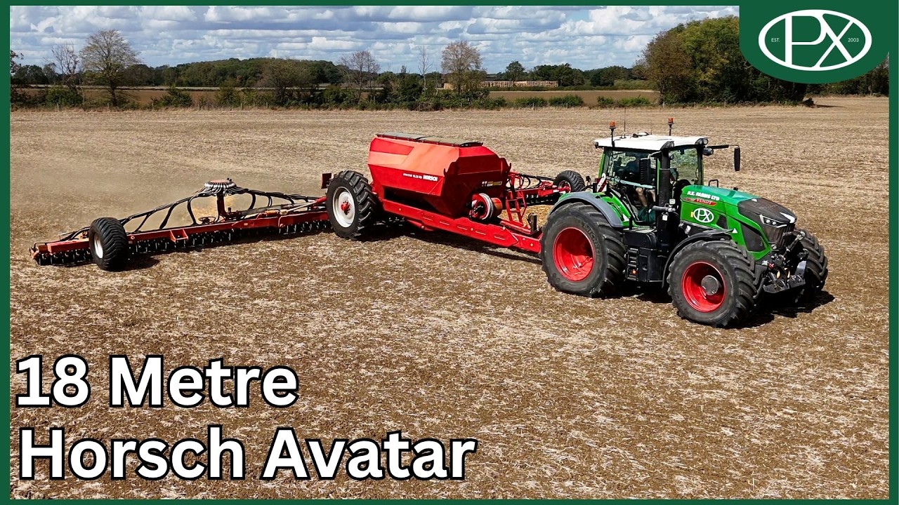 The New Horsch Avatar 18 Metre Drills Arrive And We Put Auto Steer on a Toyota Hilux
