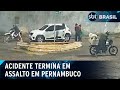Acidente de trânsito termina em assalto, em Pernambuco | SBT Brasil (07/06/24)