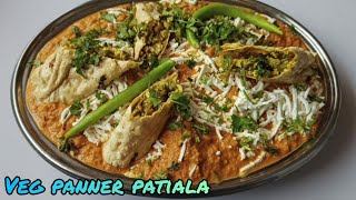 Jain Veg paneer patiala Recipe |Paneer Stuffed papad rolls.