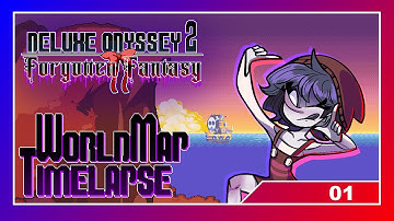 (SMBX 1.4.5) "Deluxe Odyssey": Making World Map 1 Timelapse.