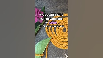 🧶🖐🏽stop losing count of your stitches | foundation chain crochet tips for beginners with adhd ✏️