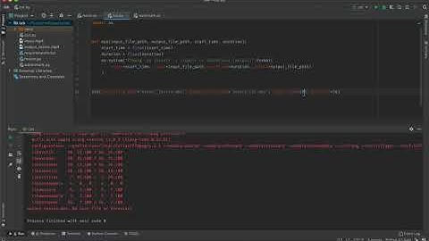 How to curt a video with ffmpeg and python!