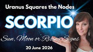 ❤️✨Uranus Square Nodes for Scorpio: Fated Financial Windfalls & Deep Psychological Rebirth