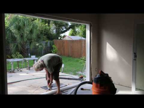 Installation of sliding doors JELD WEN