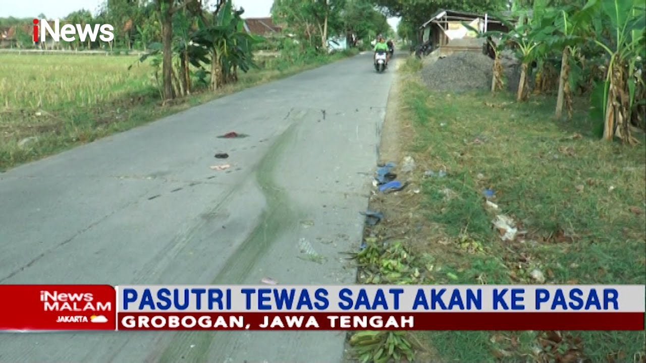 Kecelakaan Maut Truk dengan Sepeda Motor di Grobogan, Pasutri Tewas #iNewsMalam 24/08