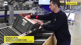 Shuttle system Cuby and picking stations for ICP Logística | SSI SCHAEFER