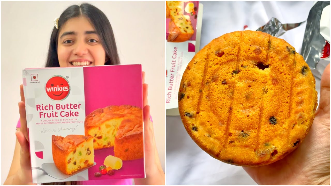 Winkies Rich Butter Fruit Cake Food Review Adeeba Naaz YouTube