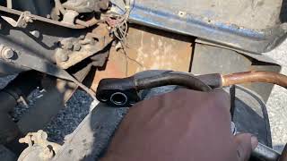 Repairing the oil feed tube on a CAT 3406B Engine Part #106-4004