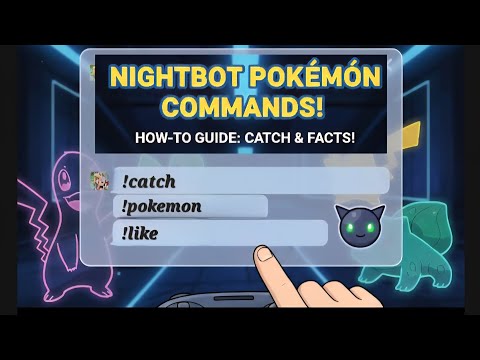 Sharing my nightbot commands, lets catch 'em all