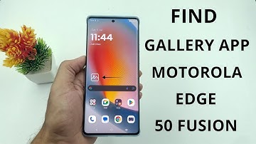 How to Find Gallery on Moto Edge 50 Fusion!