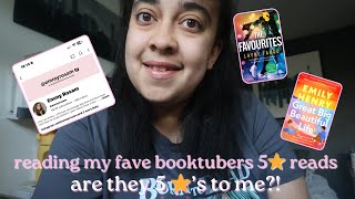 reading my favourite booktubers 5 ⭐ reads! || episode 2 @AmeliaJaneReads