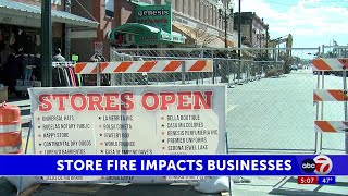 El Paso business owner struggles after fire closes street