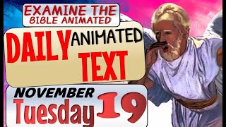 JW DAILY ANIMATED TEXT 🔵 THE HUMILITY OF JESUS.  ✅ EXAMINE THE BIBLE ANIMATED
