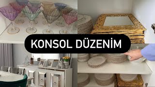 Konsol Düzenim Yemek Takımı Suplalar Kuplar / Gelin Evi Mobilya / Sararmış Çiçekler Nasıl Düzelir ?