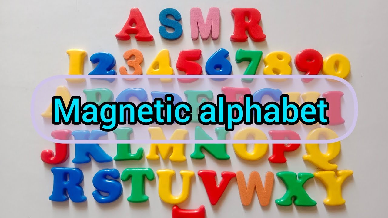Alphabet letters satisfying asmr and relaxing video #asmr #satisfying # ...