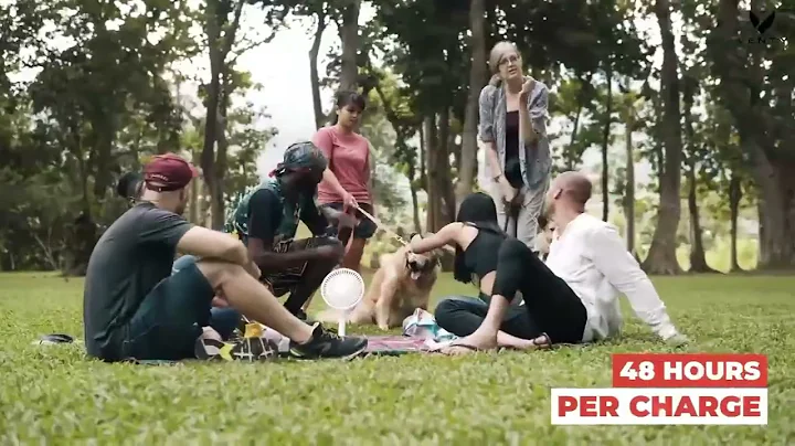 VENTY Portable Fan - Wireless Battery Operated Fan, 48HR Run Time