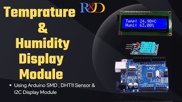 🔥 Temperature & Humidity Display using Arduino + DHT11 + I2C LCD  Simple #diy  #project  #arduino