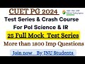 MA POL SCI &amp; IR CRASH COURSE &amp; MOCK TEST | For JNU with Examvat | #cuetpg2024 #cuet2024