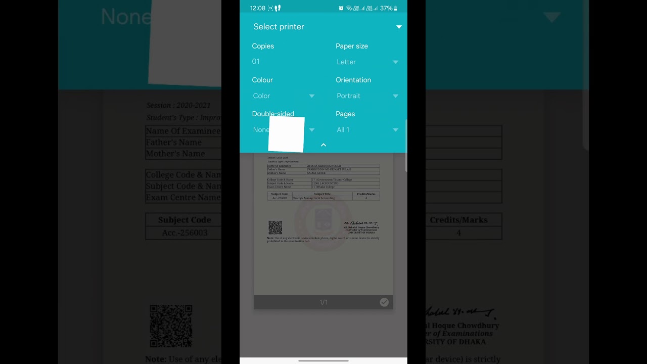 7 college admit card downloading Process        