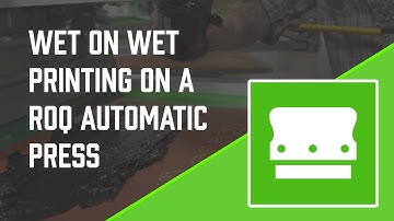 Printing Wet on Wet with a ROQ Automatic Press