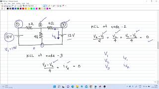 Modified Nodal Analysis Example 1
