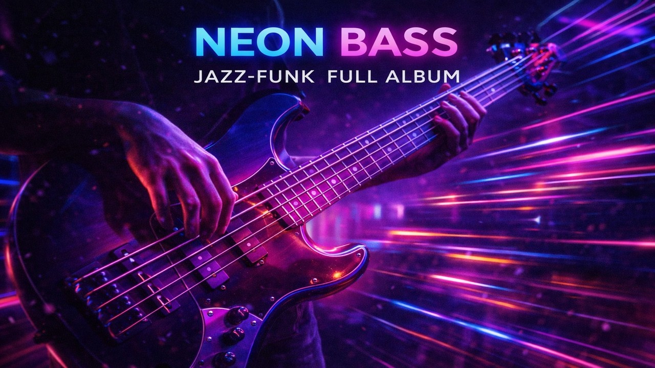 Jazz-Funk Instrumental Full Album 🔥 Slap Bass Fusion Groove