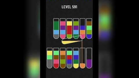 Water sort puzzle level 591