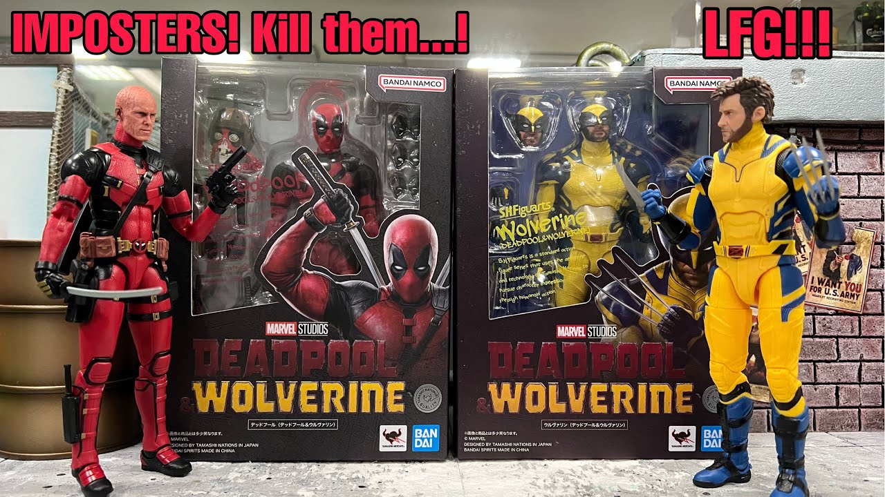 SH Figuarts Deadpool and Wolverine REVIEW - YouTube
