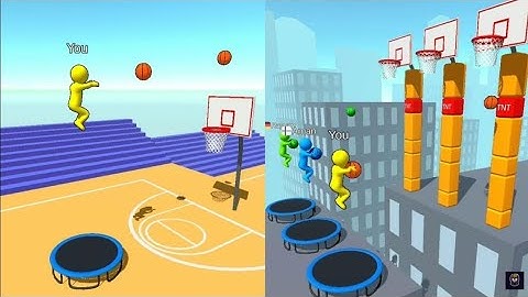 Jump Dunk 3D Gameplay Walkthrough