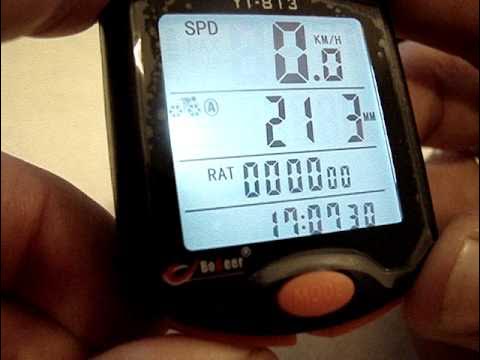 Как настроить велокомпьютер BoGeer YT-813 - YouTube