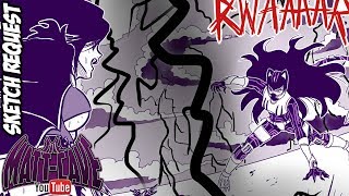 Sketch Request - OC Satsuki uchiha pleads to Wild Blake Belladonna