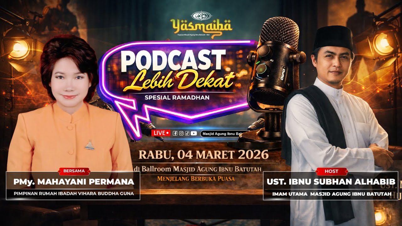 🔴 LIVE Spesial Podcast Lebih Dekat | Pmy. Mahayani Permana - Vihara Buddha Guna | 04 Maret 2026