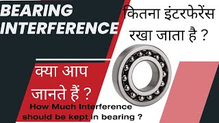 Bearing Interference Fit | What is the interference fit of a bearing | Bearing interference Range