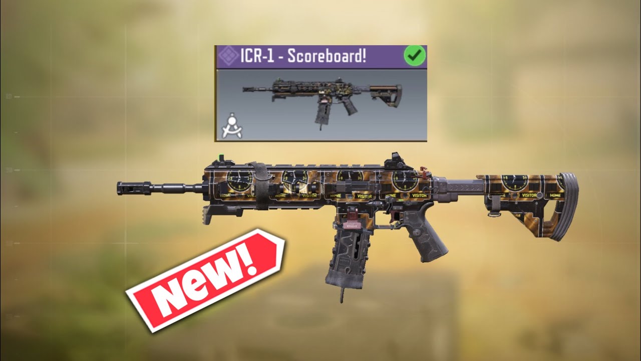 Icr Codm Draw New ICR-1 - Scoreboard! In Call Of Duty Mobile S4 2024 | showcase - YouTube