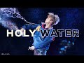 jin&#39;s holy water for ARMY (+a bonus yoongi vs BTS concert water fight)