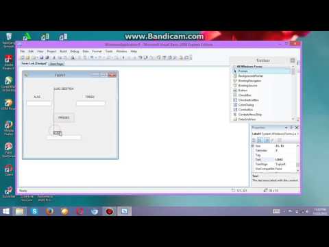 MENGHITUNG LUAS SEGITIGA PADA MICROSOFT VISUAL BASIC 2008