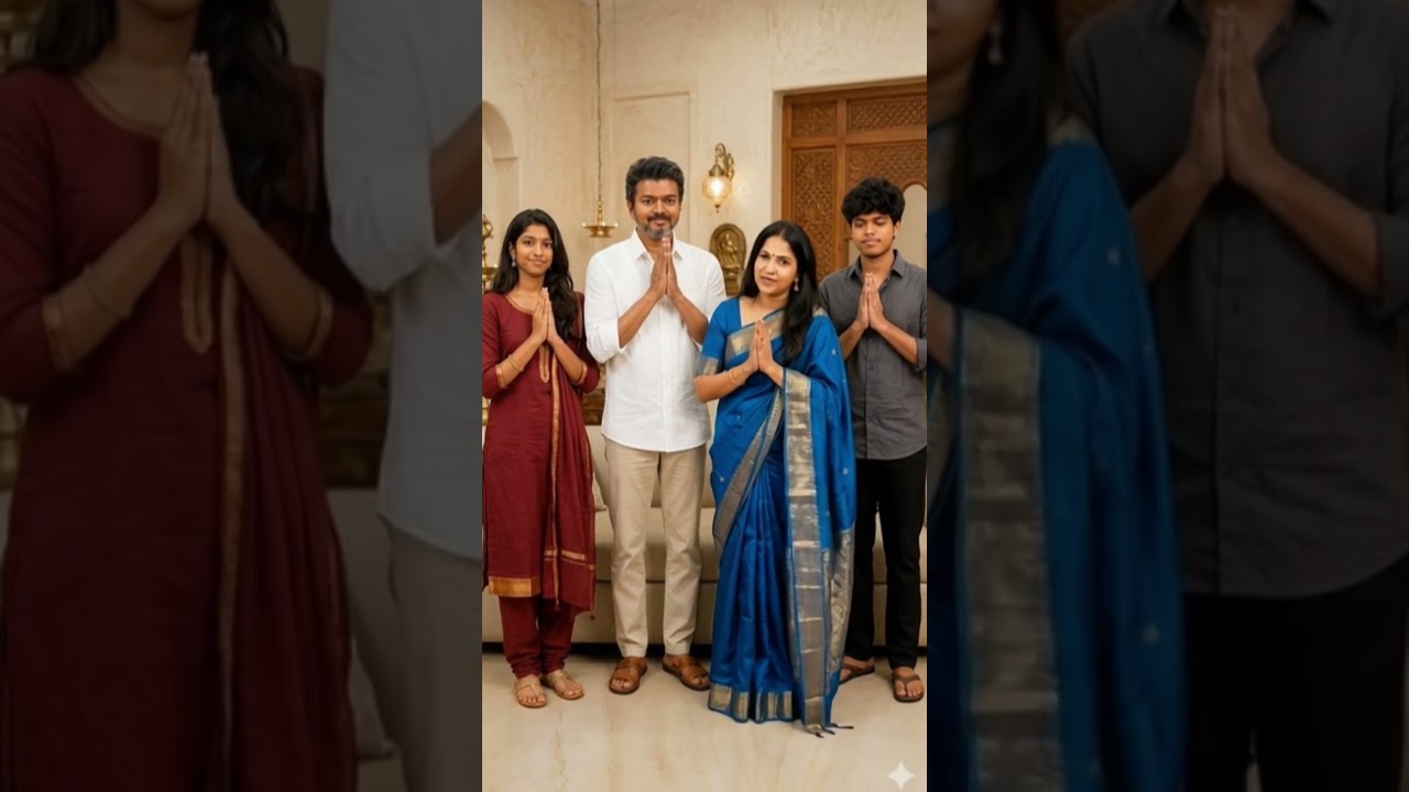 நமது முதலமைச்சர் விஜய் குடும்பத்துடன் நன்றி தெரிவிக்கிறார். #tvkvijay #tamilnaducm #shortvideo