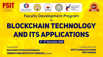 Faculty Development Program On BLOCKCHAIN TECHNOLOGY AND ITS APPLICATIONS Day2