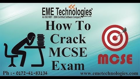 MCSE Exam Questions In Hindi | EME TEchnologies
