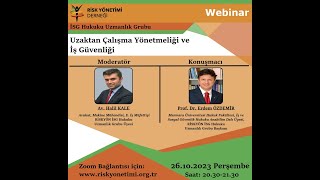 Ri̇skyön Webinar Uzaktan Çalışma Yönetmeliği Ve İş Güvenliği 