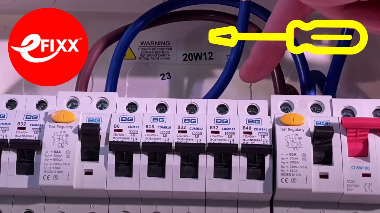 BG Consumer Units Recessed, split load & Shower YouTube