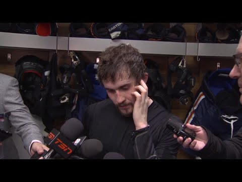 Emotional Kris Russell frustrated after own goal costs Oilers against Maple Leafs