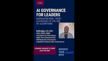 AI Governance for Leaders: Navigating Risk, Trust & Strategy in the Age of Algorithms