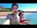 IL NOSTRO PRIMO BAGNO A MARE!