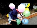 Petualangan Main Balon Gas Dan Menggambar Di Balon