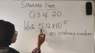 Q3 of 20 on STANDARD FORM. Kindly drop your answer in the comment section