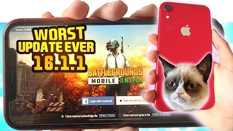 iPhone Xr BGMI ON IOS 16.1.1 UPDATE IS THE WORST UPDATE/ Don’t Update Your iPhone xr to iOS 16.1.1